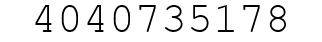 Number 4040735178.