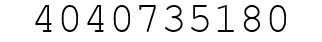 Number 4040735180.
