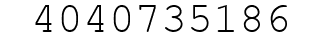Number 4040735186.