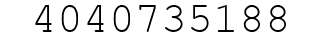 Number 4040735188.