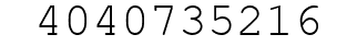 Number 4040735216.
