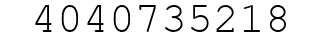 Number 4040735218.