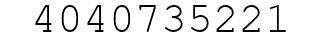 Number 4040735221.