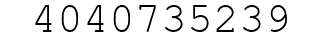 Number 4040735239.