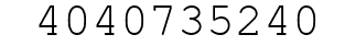 Number 4040735240.