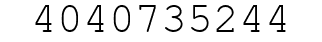 Number 4040735244.