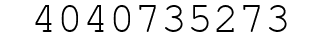 Number 4040735273.