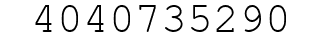 Number 4040735290.