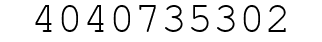 Number 4040735302.