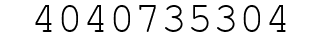 Number 4040735304.