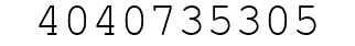 Number 4040735305.