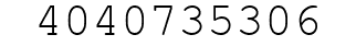 Number 4040735306.