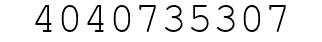Number 4040735307.