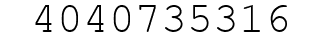 Number 4040735316.