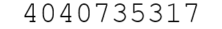 Number 4040735317.