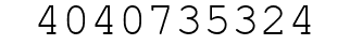 Number 4040735324.