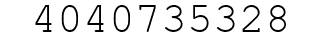 Number 4040735328.