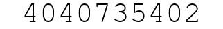 Number 4040735402.