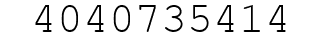 Number 4040735414.