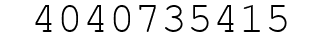 Number 4040735415.