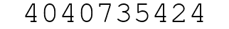 Number 4040735424.