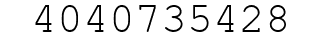 Number 4040735428.