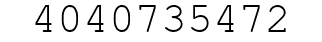 Number 4040735472.