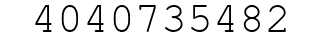 Number 4040735482.