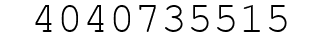 Number 4040735515.