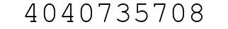Number 4040735708.