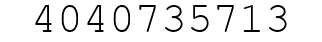 Number 4040735713.