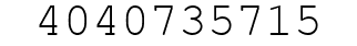 Number 4040735715.
