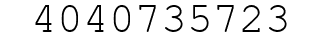 Number 4040735723.