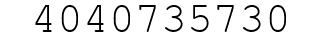 Number 4040735730.