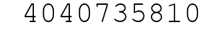 Number 4040735810.