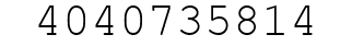 Number 4040735814.