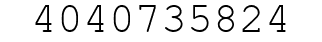 Number 4040735824.