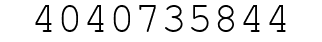 Number 4040735844.