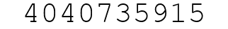 Number 4040735915.