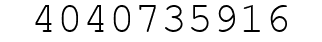 Number 4040735916.