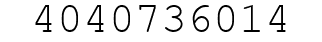 Number 4040736014.