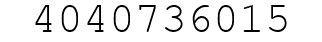 Number 4040736015.
