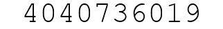 Number 4040736019.
