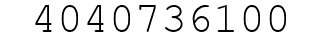 Number 4040736100.