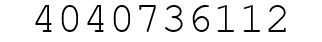 Number 4040736112.