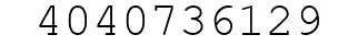 Number 4040736129.