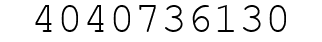 Number 4040736130.