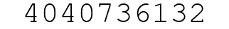 Number 4040736132.