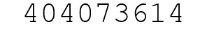 Number 404073614.