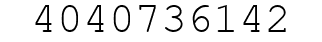 Number 4040736142.